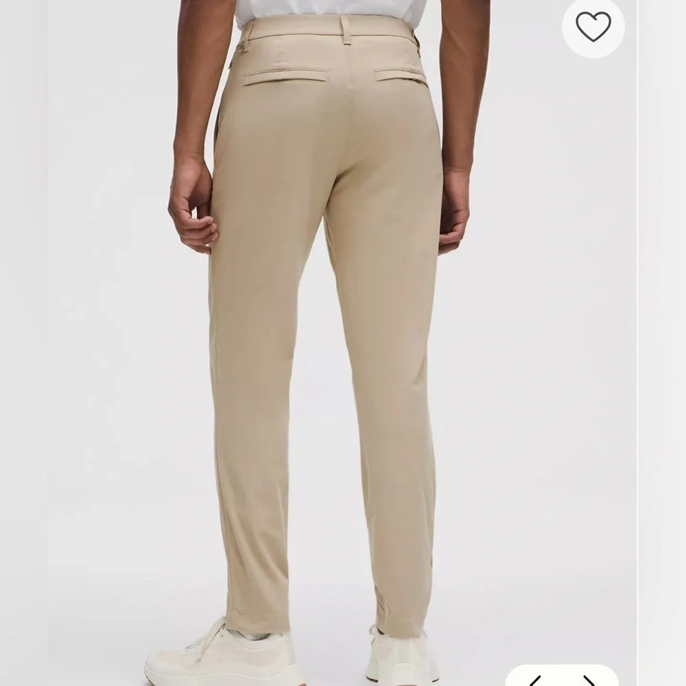 LULULEMON SLIM-FIT TROUSER SIZE 36 WARPSTREME.